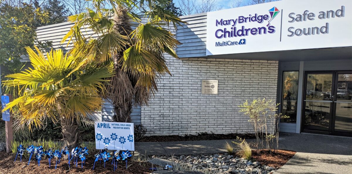 Exterior of Mary Bridge Children's Safe and Sound Building