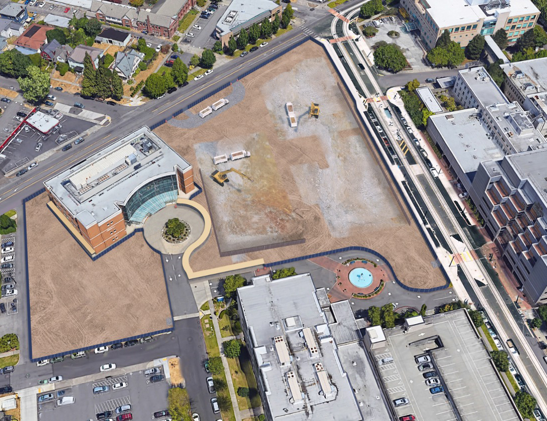 Mary Bridge Children's Campus after demolition